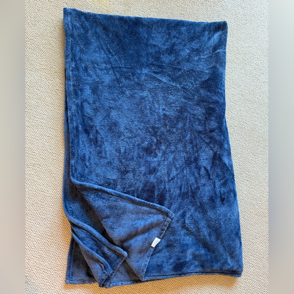 soft navy large oversized throw blanket - threshold!